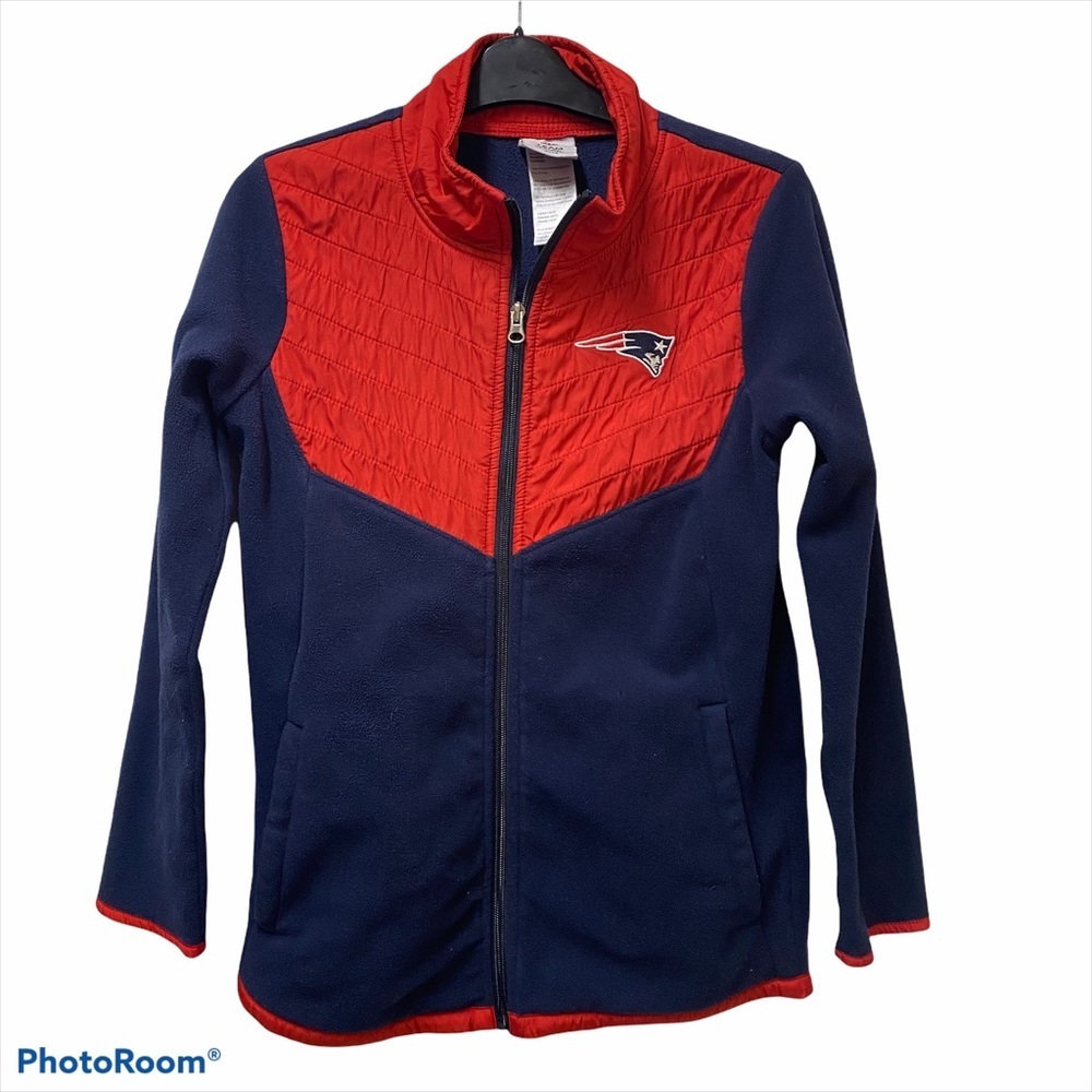NFL Kid’s Quarter Zip New England Patriots Fleece Jacket